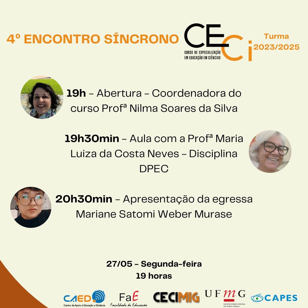 Encontro Síncrono CECi 2705